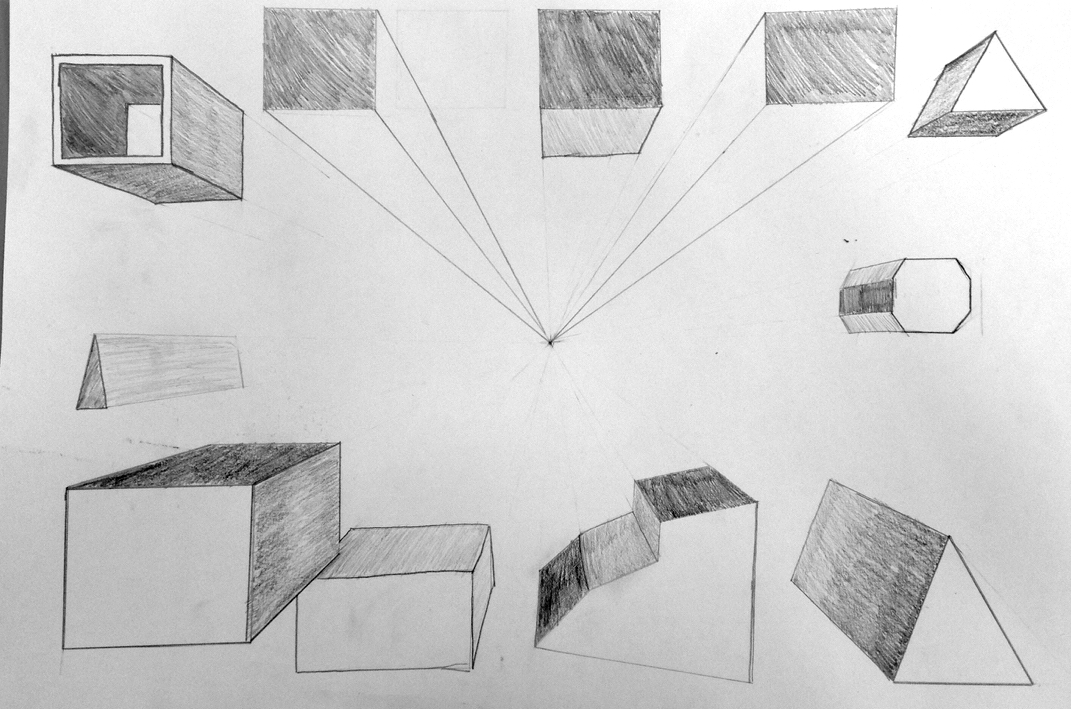 One-Point Perspective Drawing  How to Draw Using Perspective with